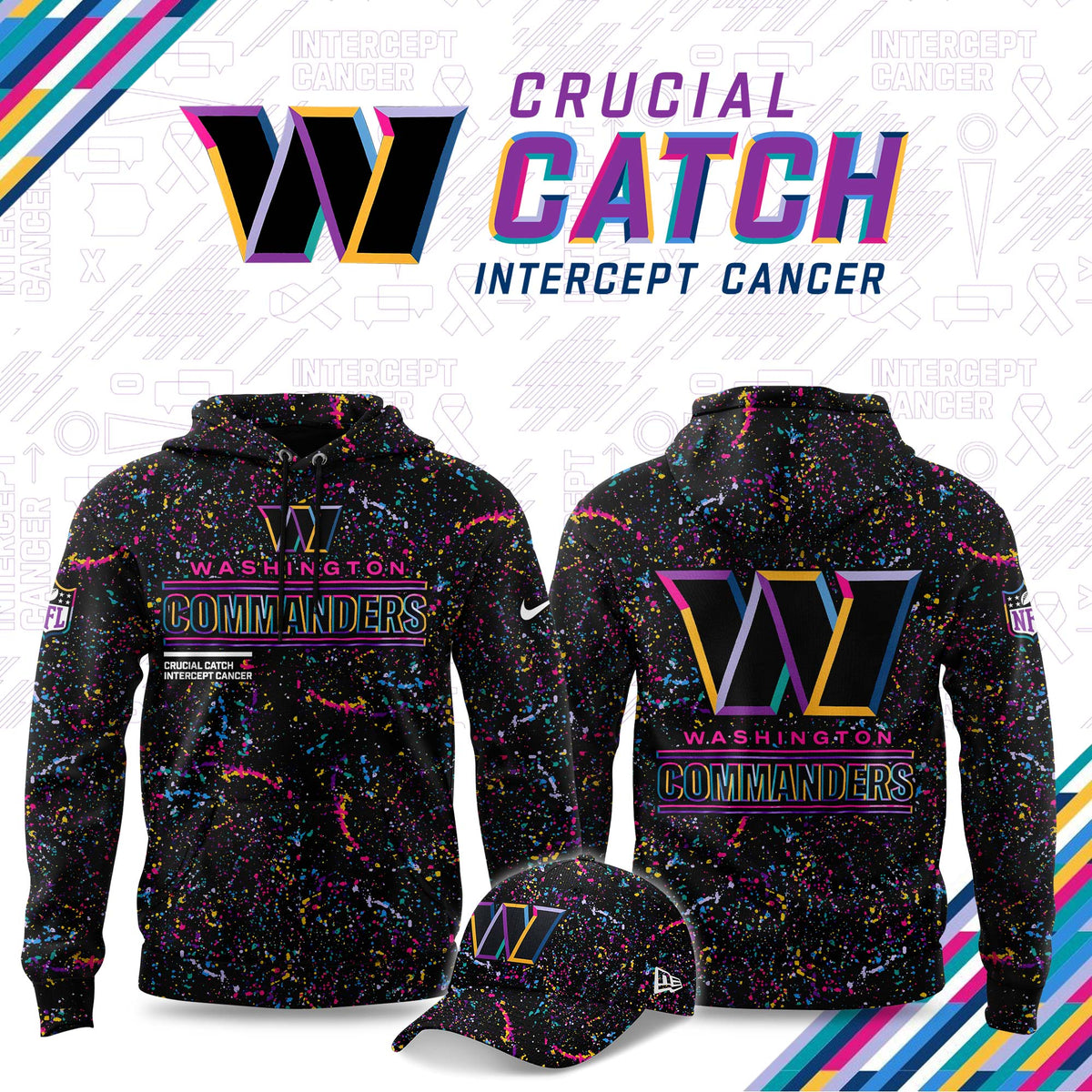 Washington Commanders Crucial Catch 2025 Limited Hoodie