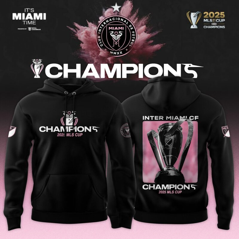 Inter Miami CF 2025 MLS Cup Champions Limited Hoodie