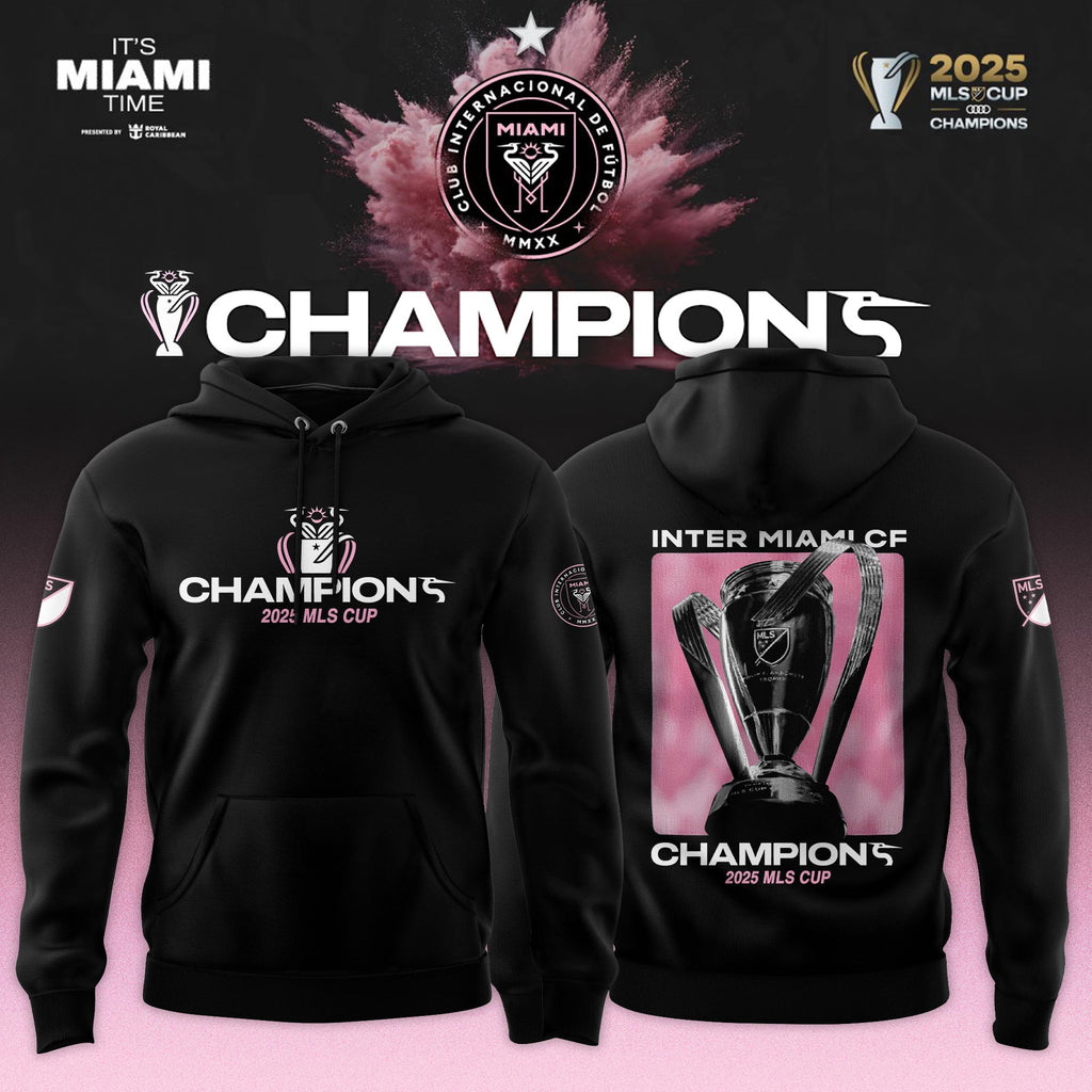 Inter Miami CF 2025 MLS Cup Champions Limited Hoodie