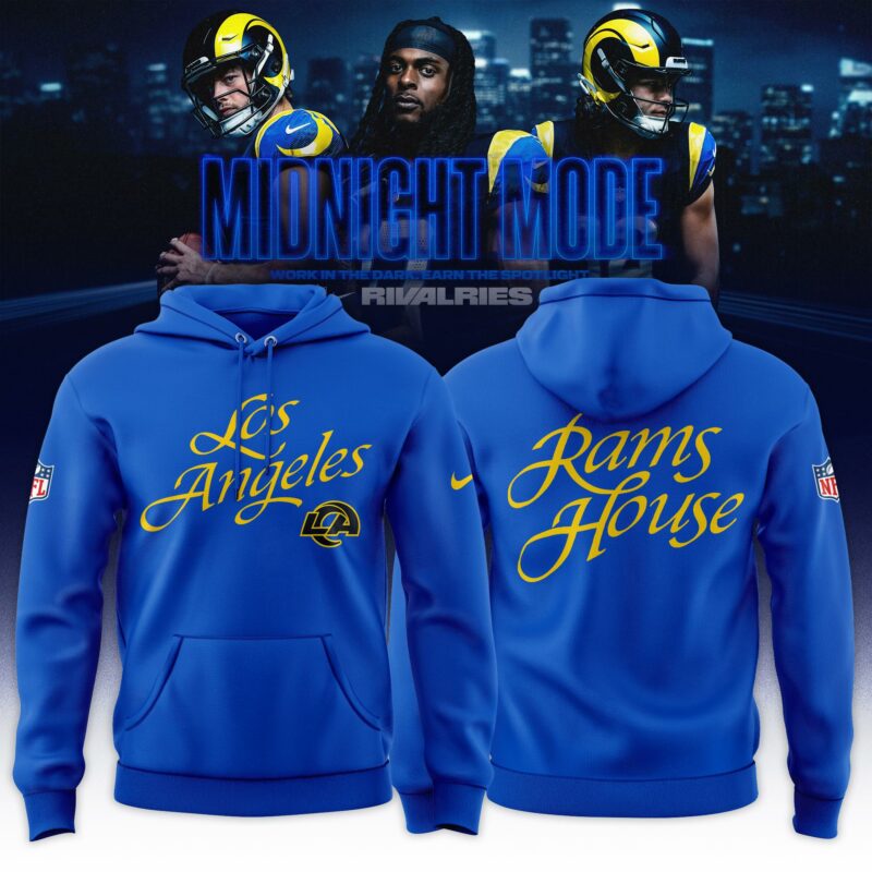 _ Los Angeles Rams Midnight Blue 2025 Rivalries Special Hoodie - Royal