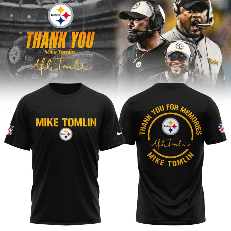 _ Pittsburgh Steelers Coach “Mike Tomlin” Appreciation T-shirt