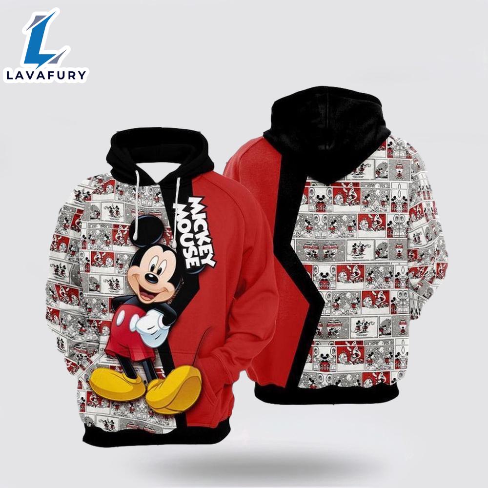 For Mickey Mouse Lovers The Story Of Mickey 3D Hoodie - Mickey 3D Shirts Gift