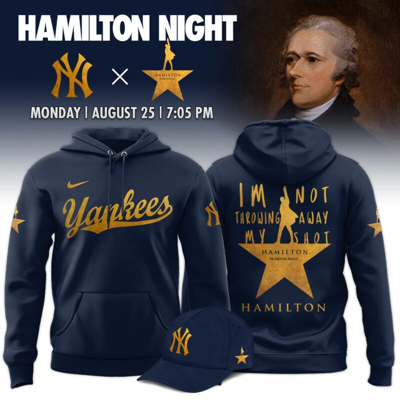 New York Yankees MLB x Hamilton Night 2025 Limited Edition Hoodie