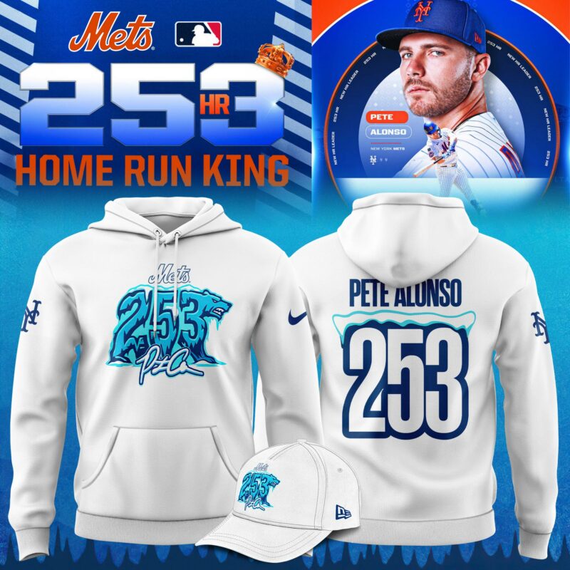 New York Mets Pete Alonso 253 Home Run Limited Editions Hoodie