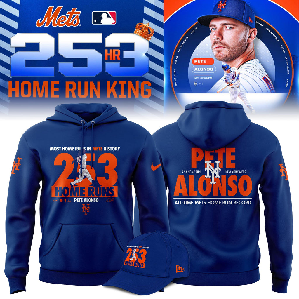 New York Mets Pete Alonso 253 Home Run Limited Editions Hoodie