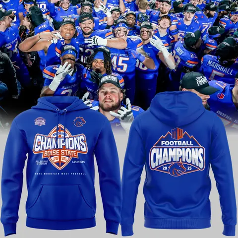 _ Boise State Broncos Championship Mountain West Conference Hoodie