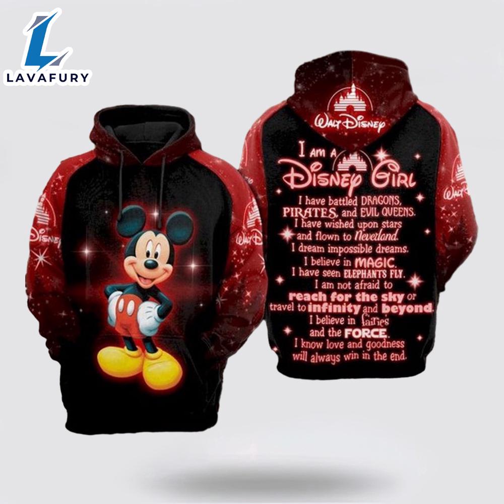 Mickey Mouse Disney Twinkle 3D Hoodie - Mickey 3D Shirts Gift