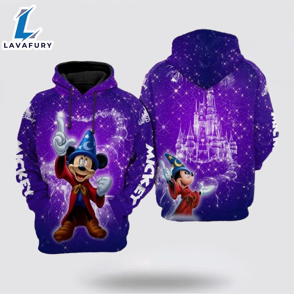 Mickey Mouse Disneyland All Over Print 3D Hoodie - Mickey 3D Shirts Gift
