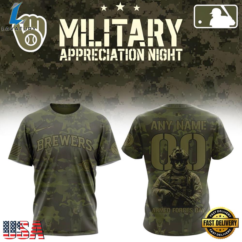 MLB Milwaukee Brewers Military Appreciation Month T Shirt, Hoodie, Sweatshirt