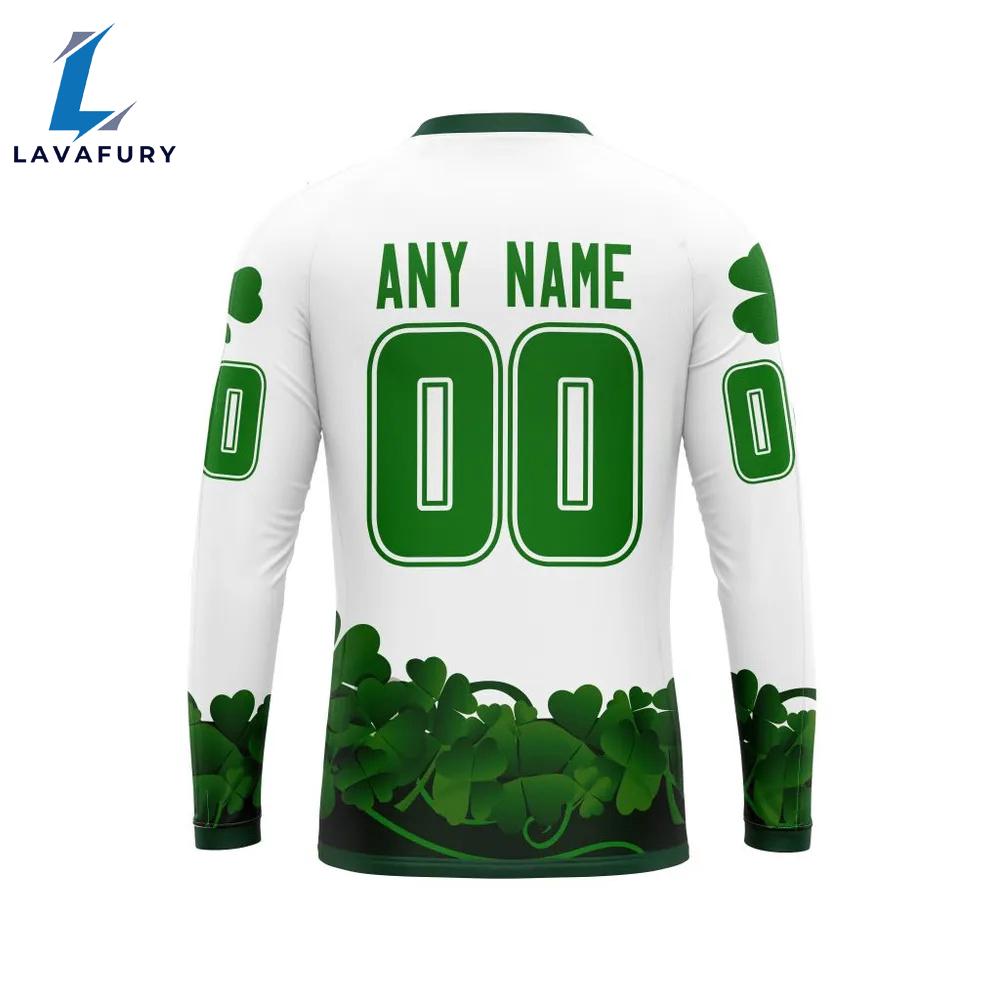 New Jersey Devils Happy St.Patrick Days Jersey Long Sleeved Sweatshirt