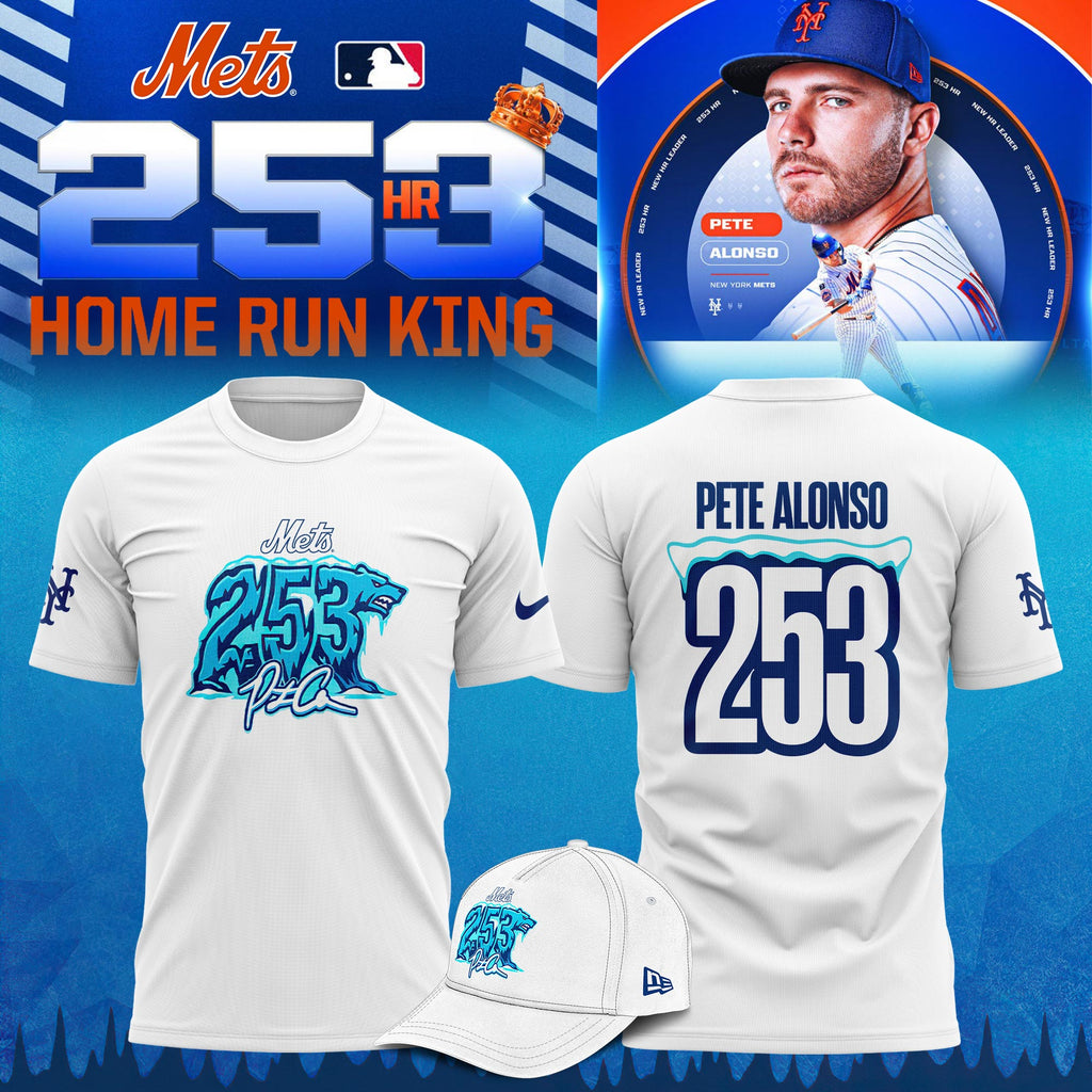 New York Mets Pete Alonso 253 Home Run Limited Editions T-Shirt